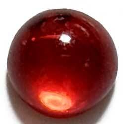 ５ｍｍ　グラスカボ　ルビー