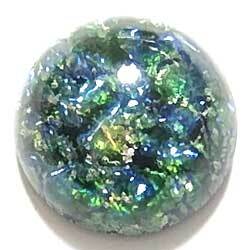 １１ｍｍ　グラスカボ　グリーンオパール