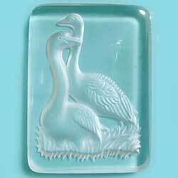 ３４×２５　グラスインタリオ　スワン