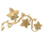 スタンピング　ぶどう葉＆蔦　真鍮