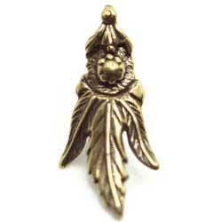 バチカン　アイスピック　羽根　真鍮古美