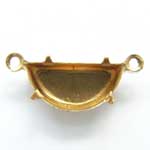 １２×６　ハーフムーンセッティング　真鍮