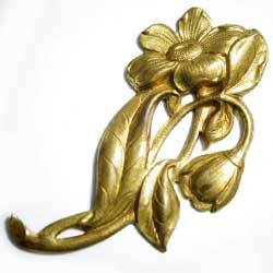 スタンピング　デイジー　真鍮