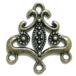 ドロップ　三角　４カン　真鍮古美