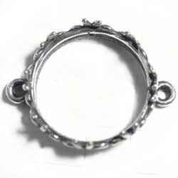 １４ｍｍ　ラウンドＳＴ　装飾枠　２カン　銀古美