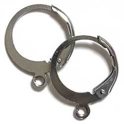 レバーバックピアス　スチール