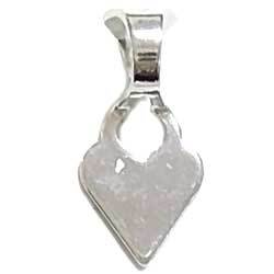 貼り付け用バチカン　ダイヤ型　銀