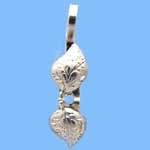 ボールチップ　リーフ　銀古美　１０個セット