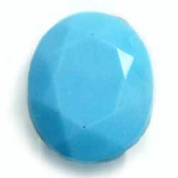 １２×１０　オーバル　ターコイズ