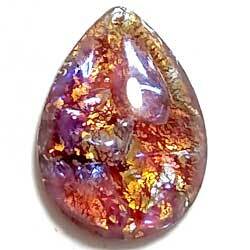 RT226JJ　１５×１１　ドロップカボ　ルビーオパール