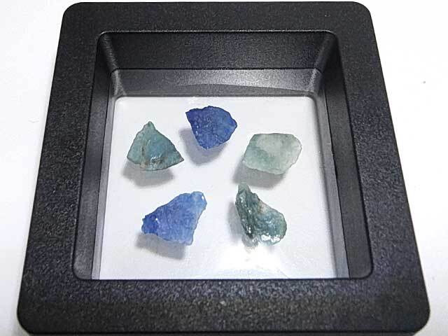 アウイナイト原石 5色セット HA071RP5 計4．220ct アフガニスタン産