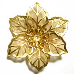 メッシュ６枚花　金