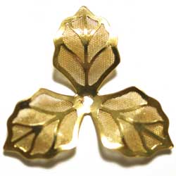 メッシュ３枚花　金