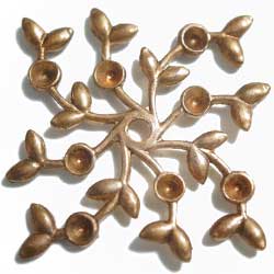 １０ＳＳ　ラウンドセッティング　８枝　真鍮古美