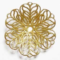 フィリグリー　花鉢　金