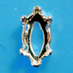 ８×４　ナベットセッティング　４穴　銀　２個セット