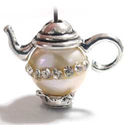 ティーポット　ビーズキャップ