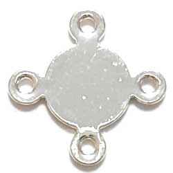 コネクター　４カン　フラット　銀