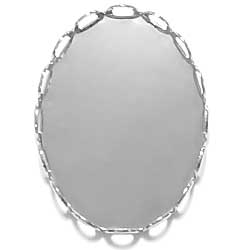 ２５×１８　オーバルセッティング　レース　銀