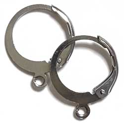 レバーバックピアス　スチール