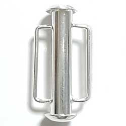 スライド式クラスプ　１３ｍｍ幅　銀