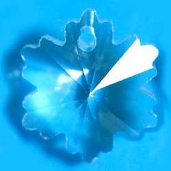 ペントップ　ガラス　クリア　スノーフレーク