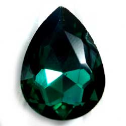 ２５×１８　ドロップ　エメラルド