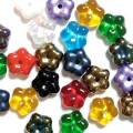 チェコ　フラワービーズ　７ｍｍ　５個セット