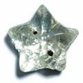 １０ｍｍ　グラスカボション　星　２穴付