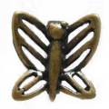 バチカン　正面穴　蝶　真鍮古美 