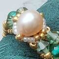 淡水パール　ビーズリング