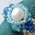 淡水パール　ビーズリング