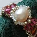 淡水パール　ビーズリング