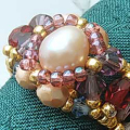 淡水パール　ビーズリング
