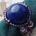 ビーズリング　ラピスラズリ