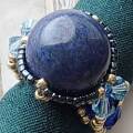 ビーズリング　ラピスラズリ