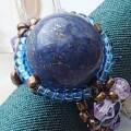 ビーズリング　ラピスラズリ