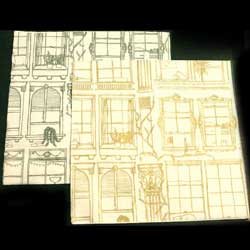 CITTA DESIGN　ペーパーナプキン　金＆銀　２枚セット
