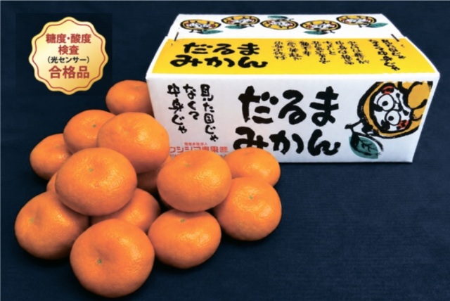 光センサー合格 だるまみかん(早生・中生みかん)　送料込【味ギフト】
