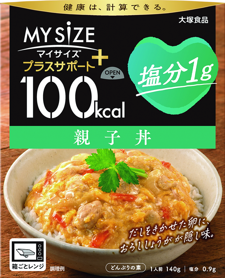 １００kcalマイサイズプラスサポート　塩分1g　親子丼　140g