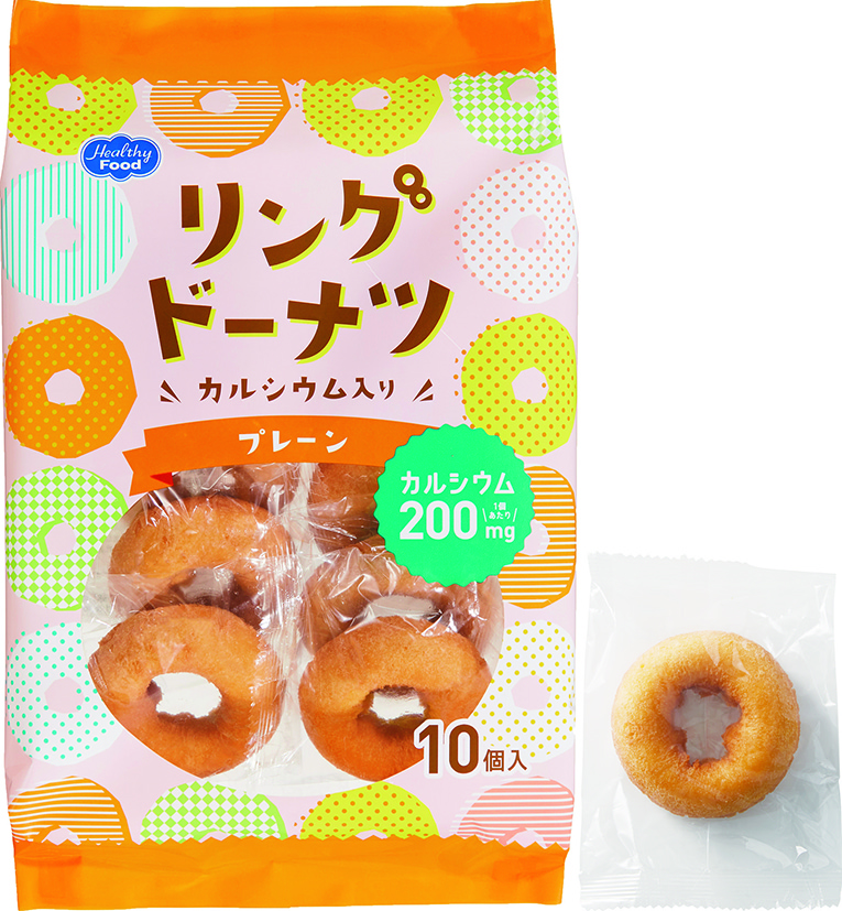 リングドーナツＣａ入り　プレーン　25g×10