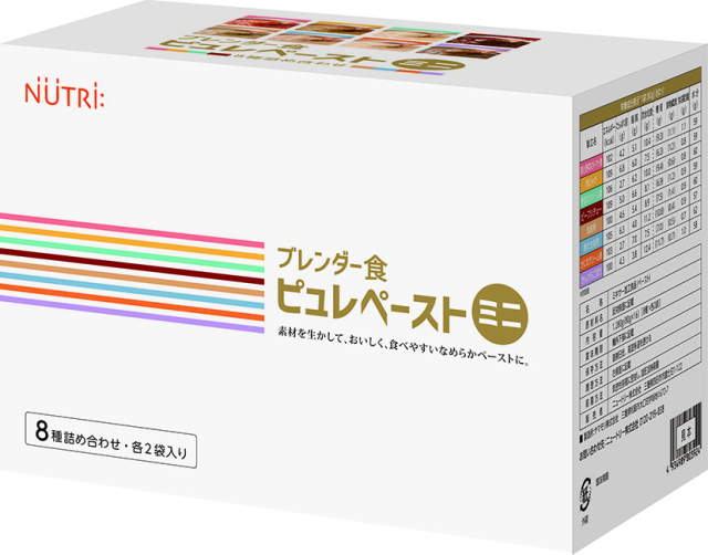 ブレンダー食ピュレペーストミニ　８種詰め合せ　（80g×8種）×2
