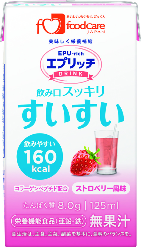 エプリッチドリンクすいすい　ストロベリー風味　125ml