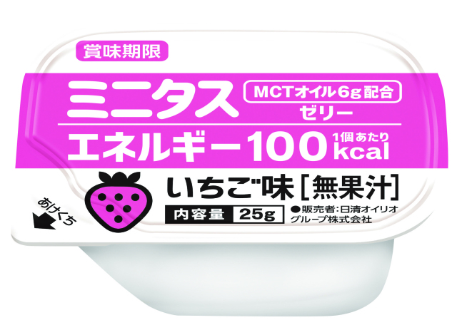 ミニタス　エネルギーゼリー　いちご味　25g×9