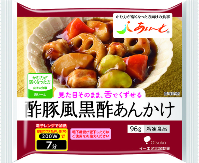 あいーと　酢豚風黒酢あんかけ　96g