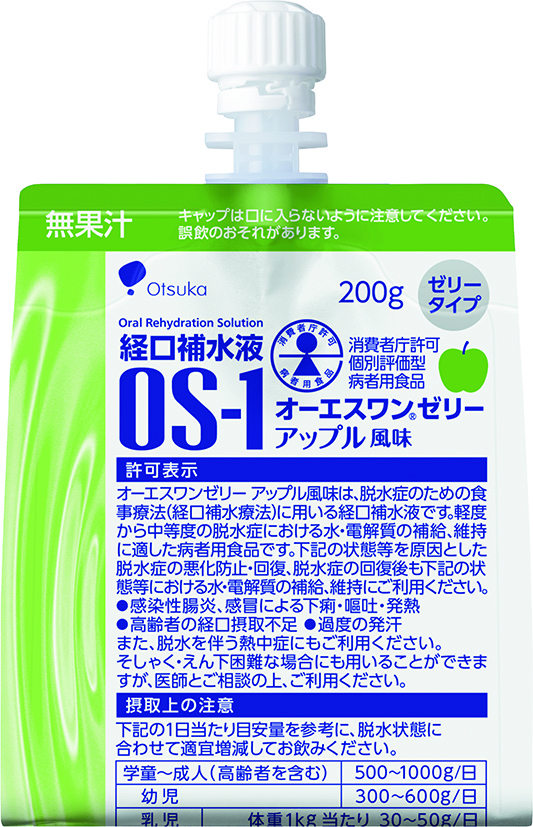 オーエスワンゼリー　アップル風味　200g×6