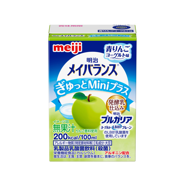 メイバランスぎゅっとMiniプラス　青りんごヨーグルト味　100ml×24