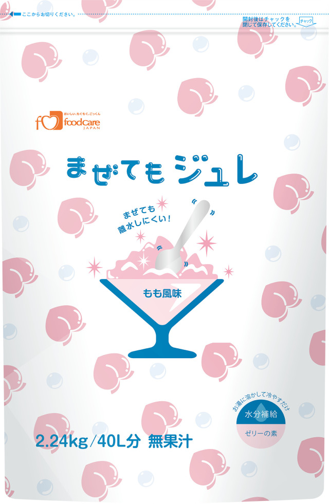 株式会社フードケア<br> まぜてもジュレ 大袋 オレンジ風味 2.24