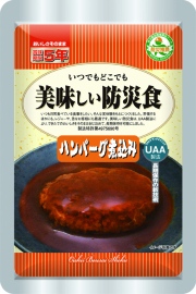 美味しい防災食　煮込みハンバーグ