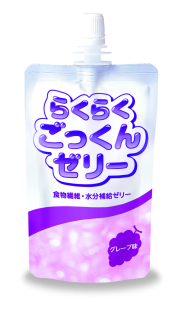 らくらくごっくんゼリー　グレープ味　150g×6